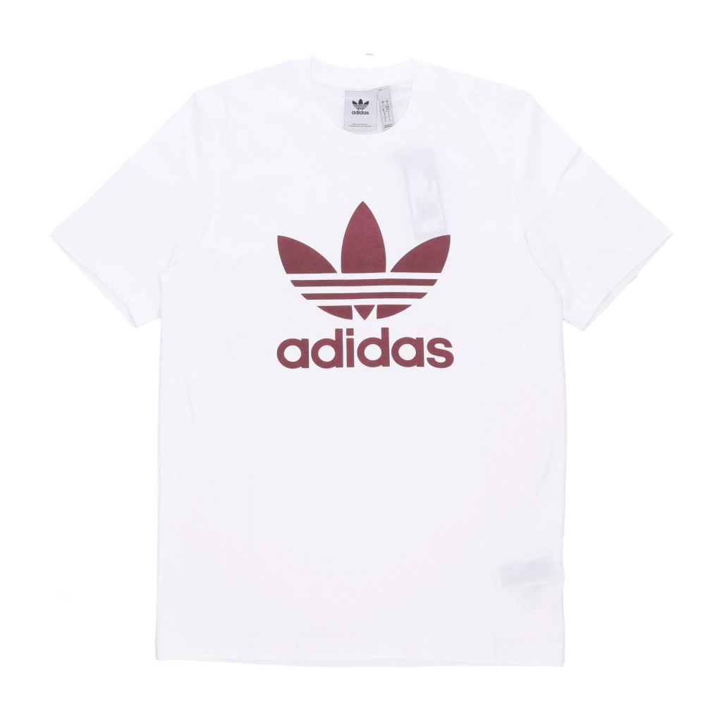 maglietta uomo adicolor classic trefoil tee WHITE/RED