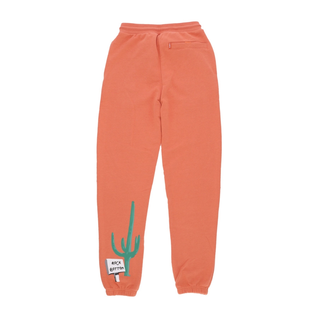 pantalone tuta leggero uomo acme corp sweatpant x looney tunes TERRA COTTA