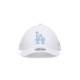 cappellino visiera curva bambino mlb league essential 940 losdod WHITE/CHROME BLUE