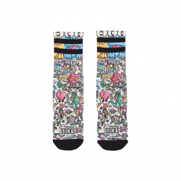 calza media uomo signature doodle MULTI