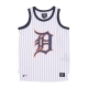 canotta tipo basket uomo mlb pinstriped grafton jersey dettig WHITE WASH