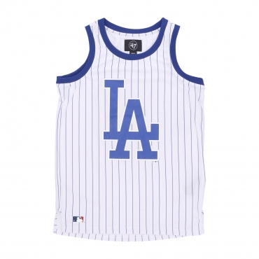 canotta tipo basket uomo mlb pinstriped grafton jersey losdod WHITE WASH