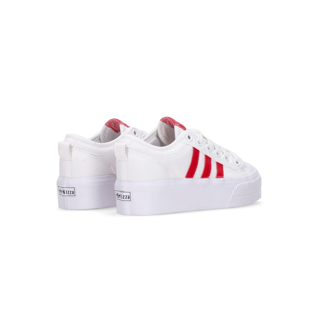 scarpa bassa donna nizza platform w CLOUD WHITE/BETTER SCARLET/CORE BLACK