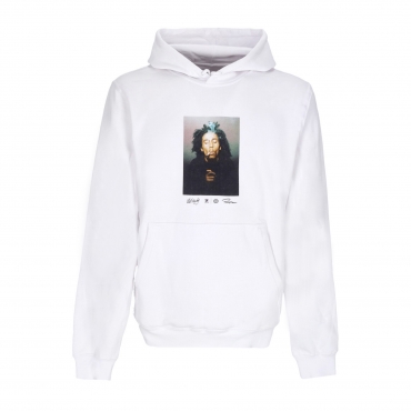 felpa cappuccio uomo kaya hoodie x bob marley WHITE