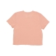 maglietta corta donna eyes dalmation cropped emma fitted tee PEACH SAND