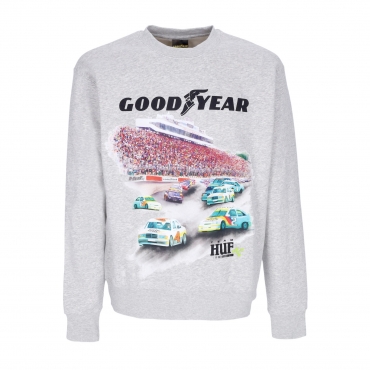 felpa girocollo uomo team crewneck HEATHER GREY