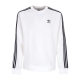 felpa girocollo uomo 3-stripes crewneck WHITE