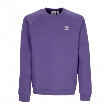 felpa girocollo uomo trefoil essential crewneck TECH PURPLE