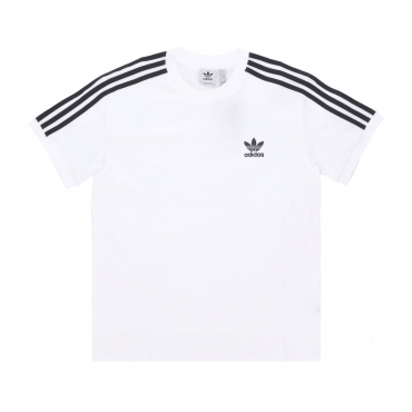 maglietta donna 3 stripes tee WHITE