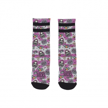 calza media uomo signature live now WHITE/MULTI