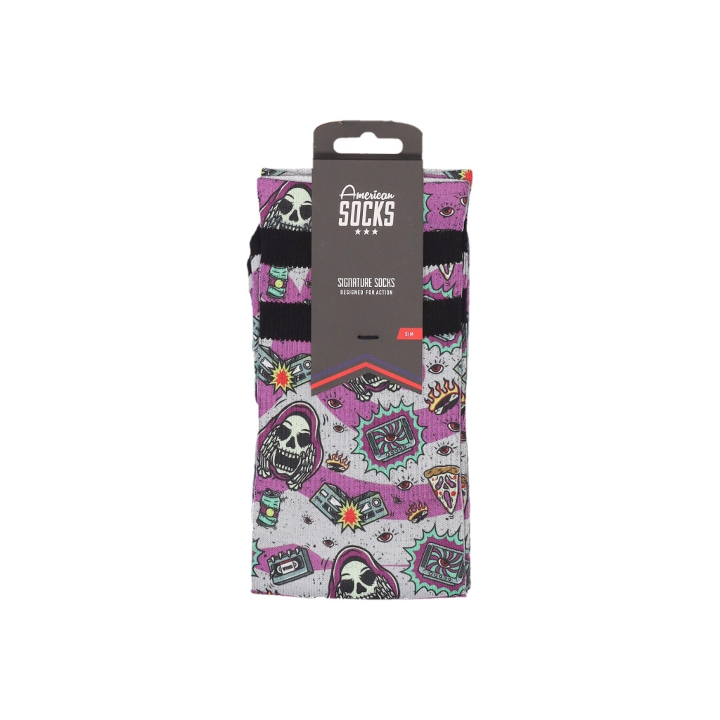 calza media uomo signature live now WHITE/MULTI