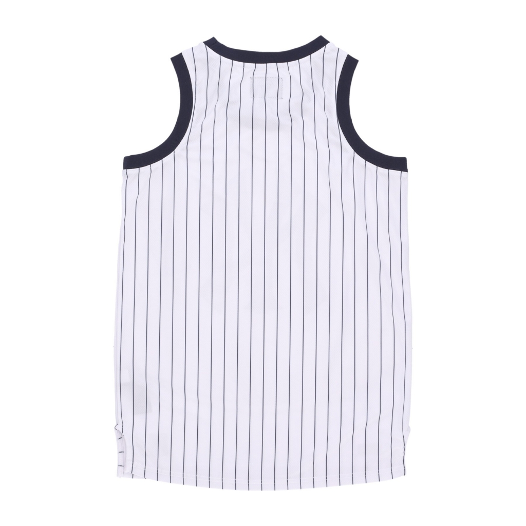 canotta tipo basket uomo mlb pinstriped grafton jersey neyyan WHITE WASH