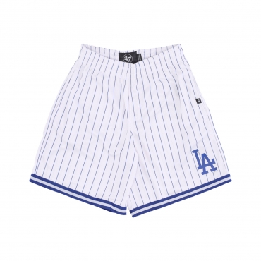 pantaloncino tipo basket uomo mlb pinstriped grafton shorts losdod WHITE WASH