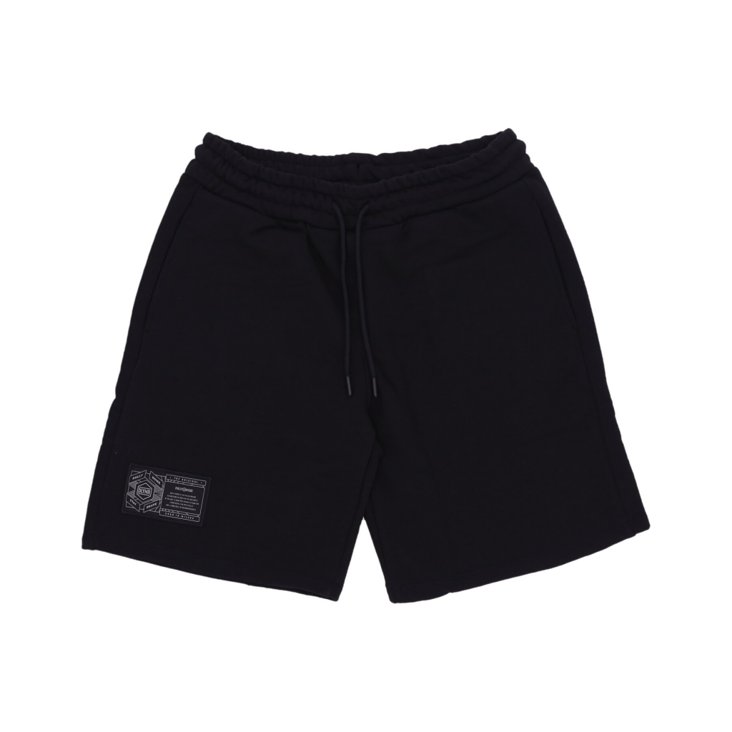 pantalone corto tuta uomo sweatshorts BLACK