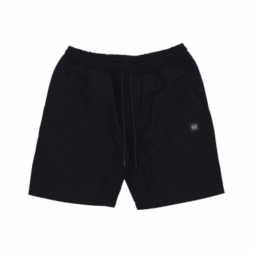 pantalone corto uomo cotton ripstop jogger shorts BLACK