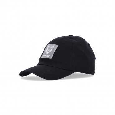 cappellino visiera curva uomo logobox cap BLACK