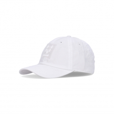 cappellino visiera curva uomo logobox cap WHITE