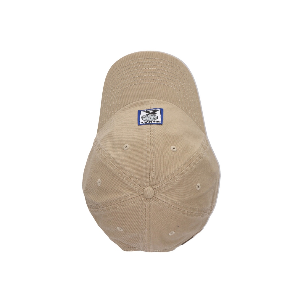 cappellino visiera curva uomo real cap BROWN