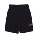 pantalone corto uomo cargo shorts BLACK