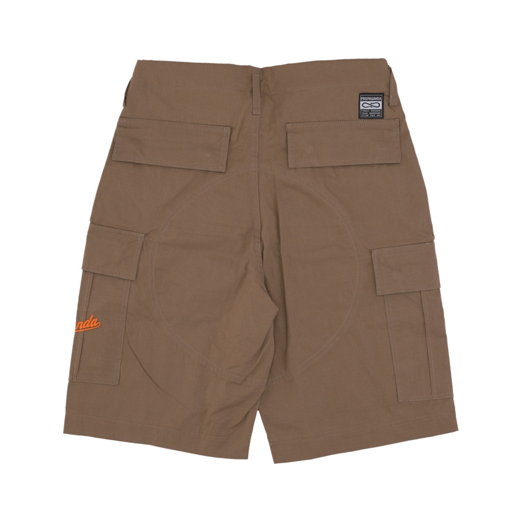 pantalone corto uomo cargo shorts BROWN