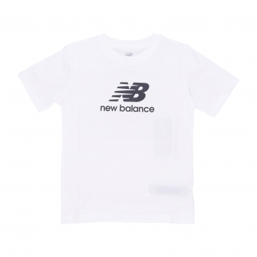 maglietta ragazzo essentials stacked logo jersey tee WHITE