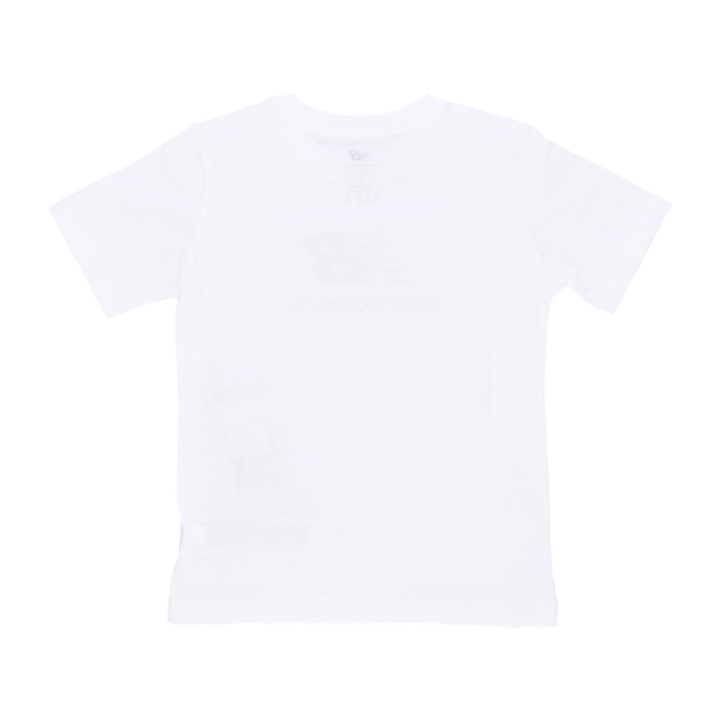 maglietta ragazzo essentials stacked logo jersey tee WHITE