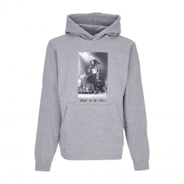 felpa cappuccio uomo heartache hoodie x bob marley ATHLETIC HEATHER