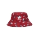 cappello da pescatore uomo tm bucket hat POWER RED/OFF WHITE