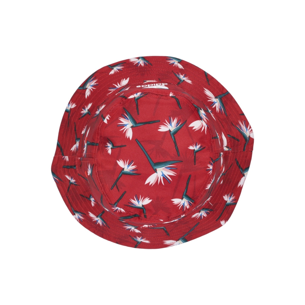 cappello da pescatore uomo tm bucket hat POWER RED/OFF WHITE