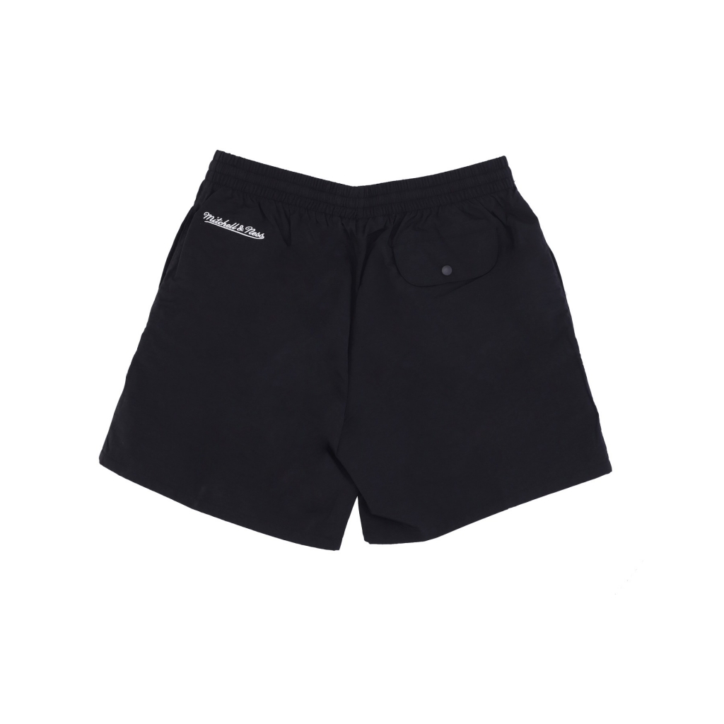 pantaloncino uomo nba team essentials nylon shorts hardwood classics loslak BLACK