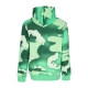 felpa cappuccio uomo graphic camo all over print hoodie GREEN