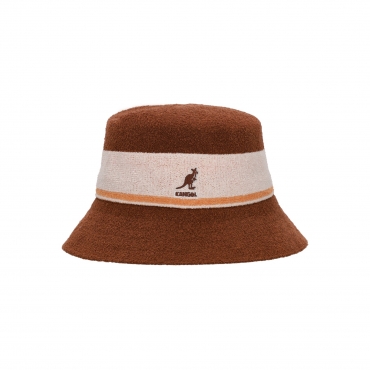 cappello da pescatore uomo bermuda stripe bucket MAHOGANY