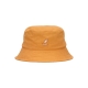 cappello da pescatore uomo washed bucket PAPAYA MILK