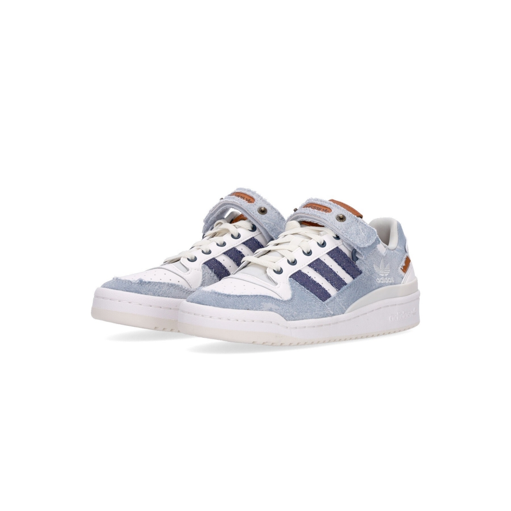 scarpa bassa uomo forum low CLOUD WHITE/LEGAL BLUE/CLOUD WHITE