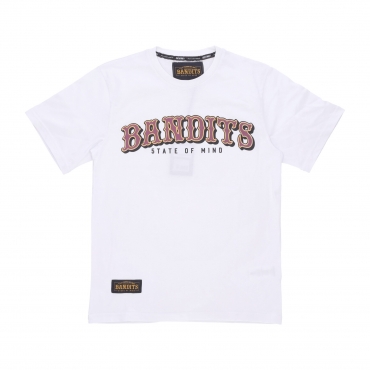 maglietta uomo bandits signature tee WHITE