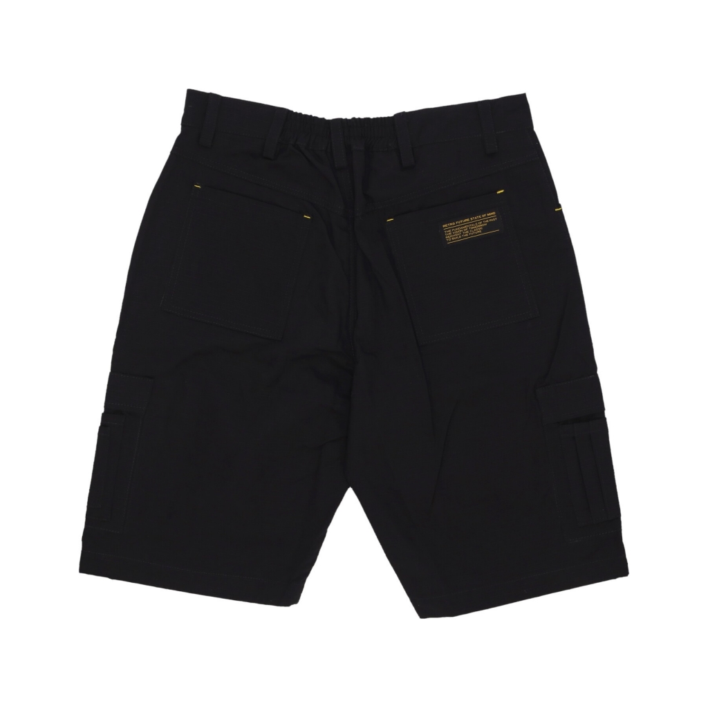 pantalone corto uomo retrofuture combat shorts BLACK