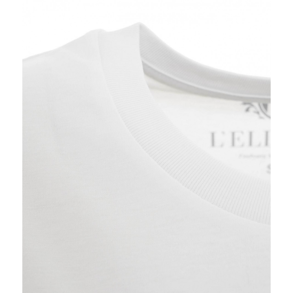 T-shirt Plumes bianco