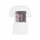 T-shirt Barney bianco