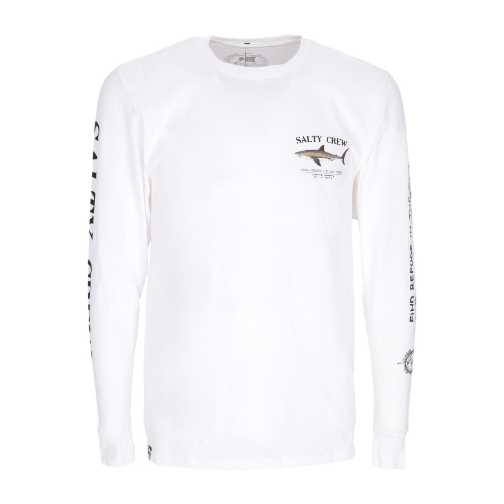 maglietta manica lunga uomo bruce l/s tee WHITE