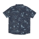 camicia manica corta uomo seafarer tech woven shirt NAVY