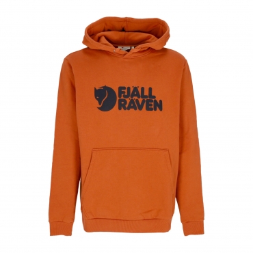 felpa cappuccio uomo logo hoodie TERRACOTTA BROWN