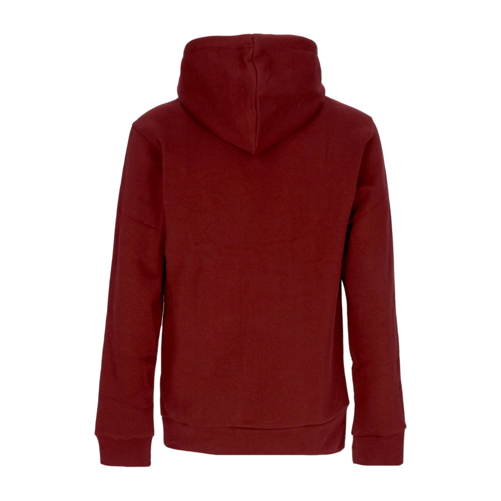 felpa cappuccio uomo 3-stripes hoodie SHADOW RED