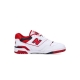 scarpa bassa uomo 550 WHITE/RED