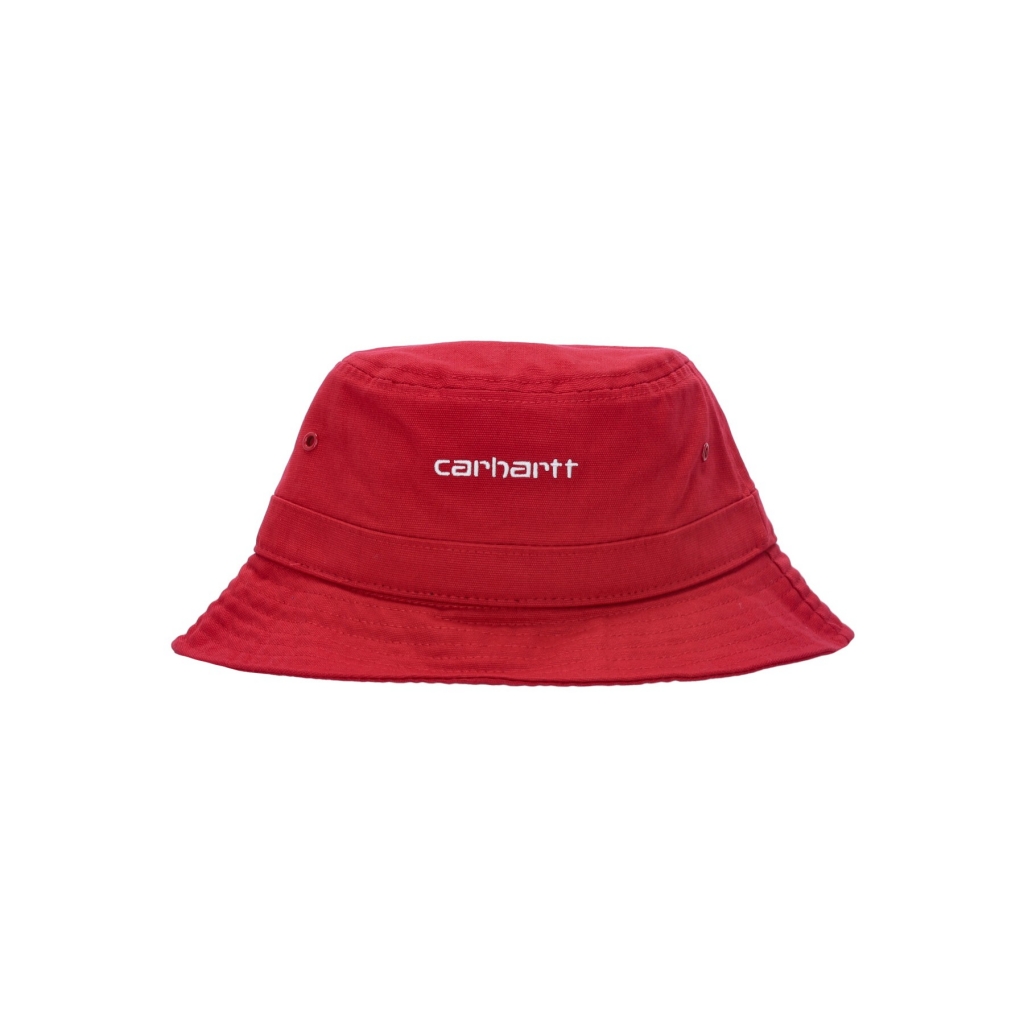 cappello da pescatore uomo script bucket hat ARCADE/WHITE