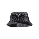 cappello da pescatore uomo bandana bucket BLACK