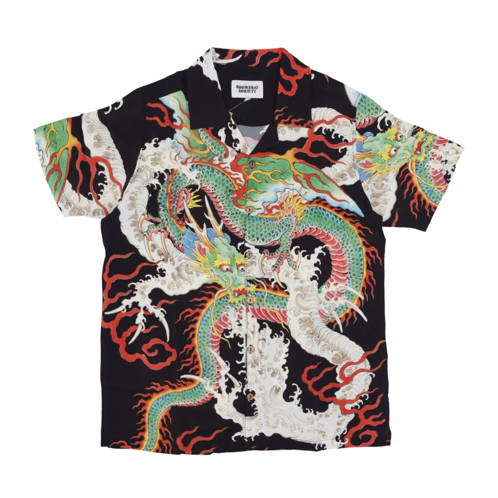 camicia manica corta uomo water dragon shirt ALL OVER PRINT