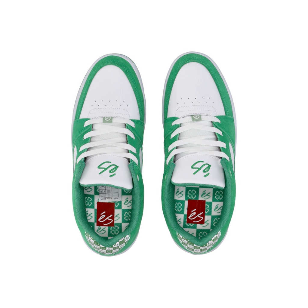 scarpe skate uomo accel slim GREEN/WHITE