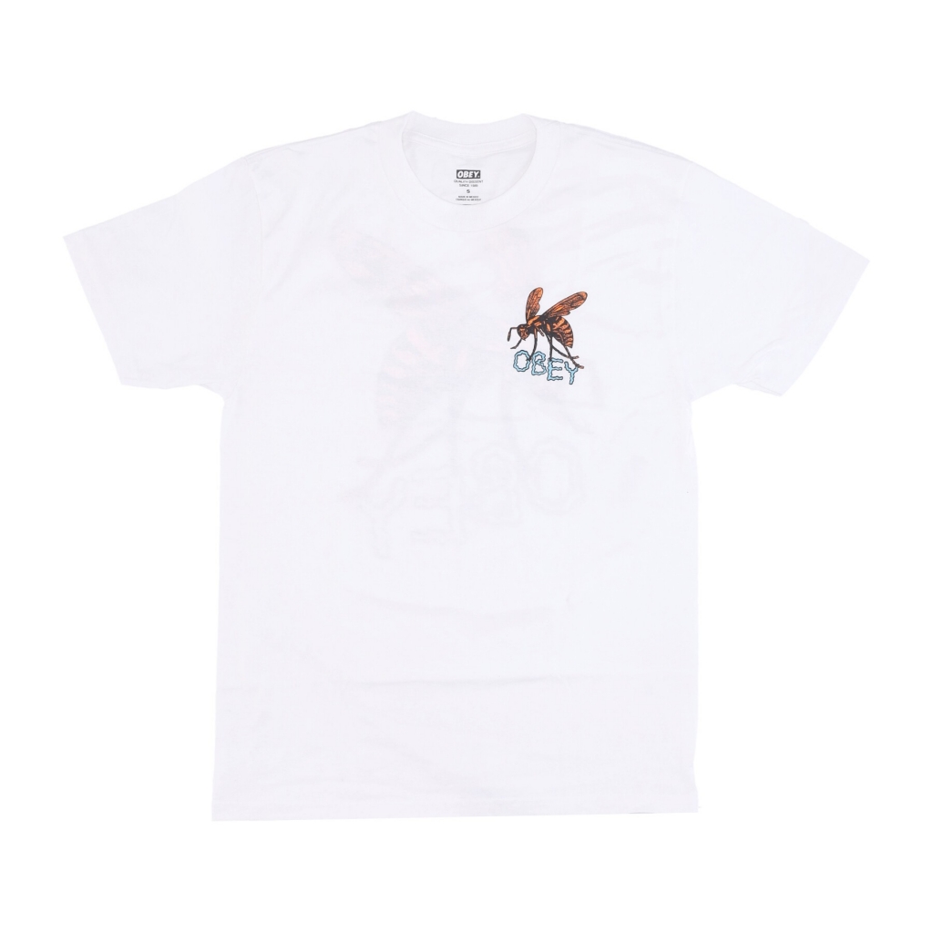 maglietta uomo honey bee classic tee WHITE