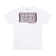 maglietta uomo f  n hot bar repeat tee WHITE