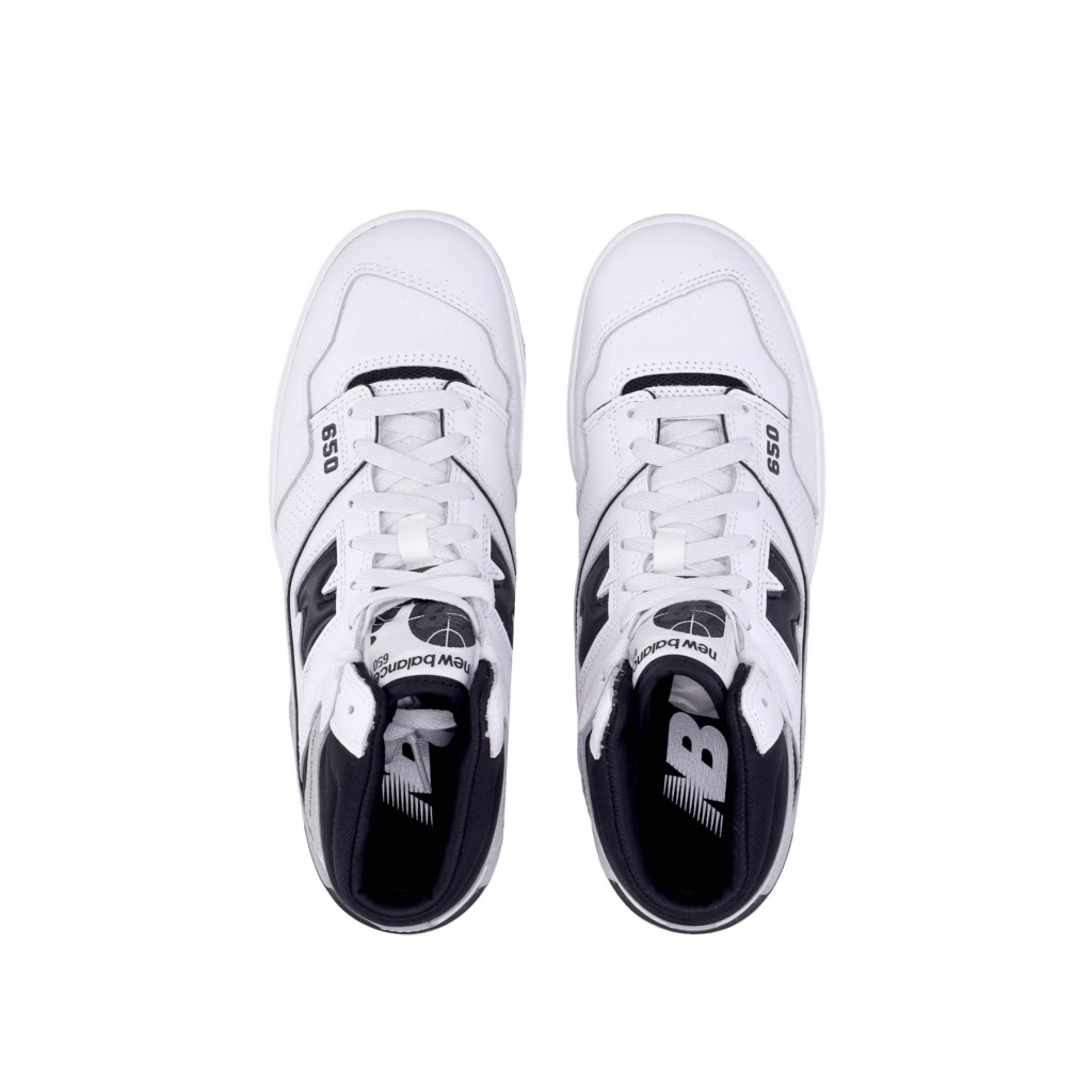 scarpa alta uomo 650 WHITE/BLACK